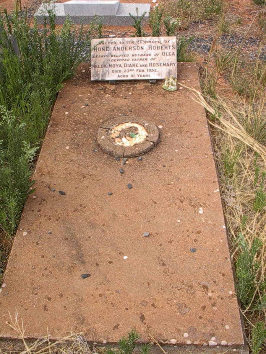 Hone Anderson ROBERTS Western Australian Virtual Miners Memorial