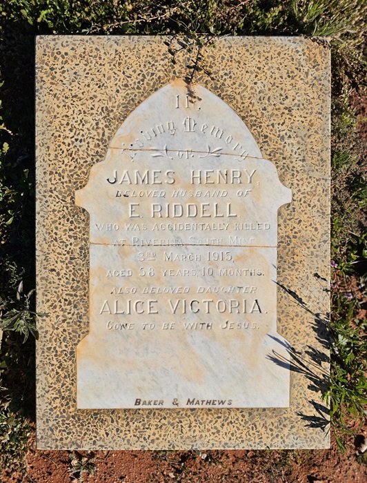 Henry Riddell James Henry RIDDELL - Western Australian Virtual Miners Memorial