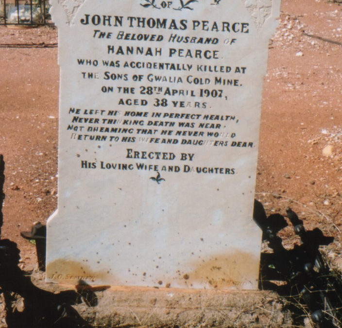 John Thomas PEARCE – Miner Profile